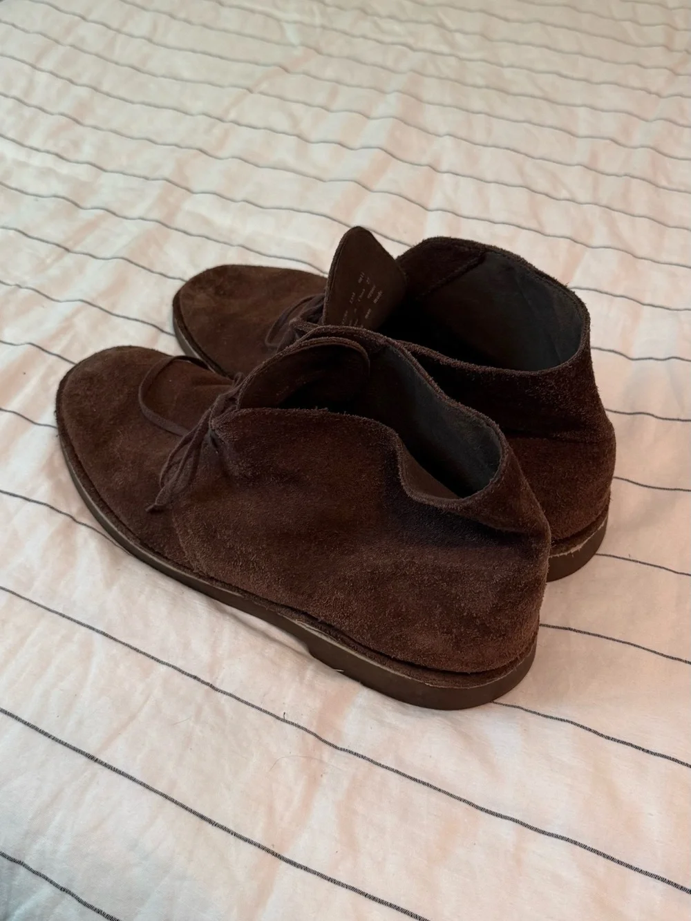 Clarks Dark Brown Suede Chukka Boots